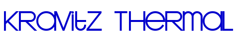 Kravitz Thermal 字体